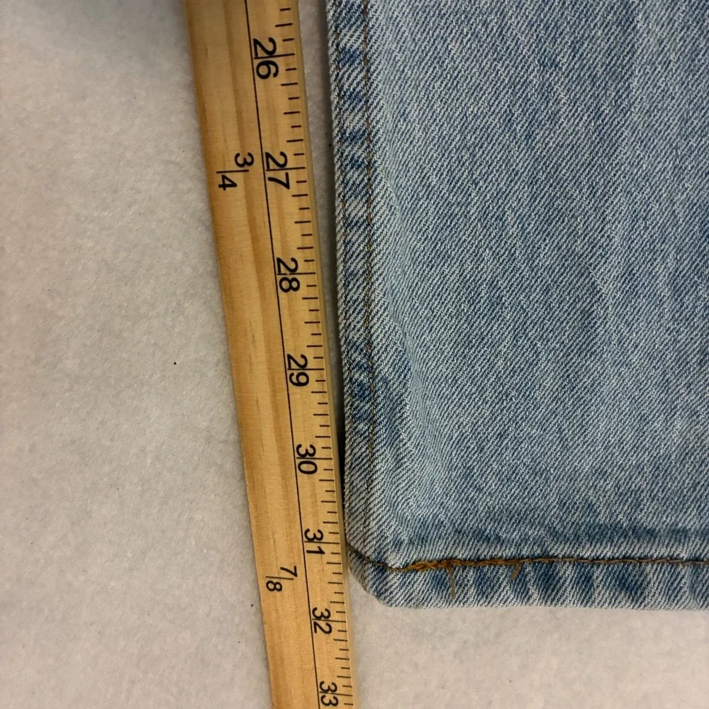 Vtg Levis 505 Jeans Mens‎ Size 36x32 Straight Leg Light Wash Denim Pants Y2K